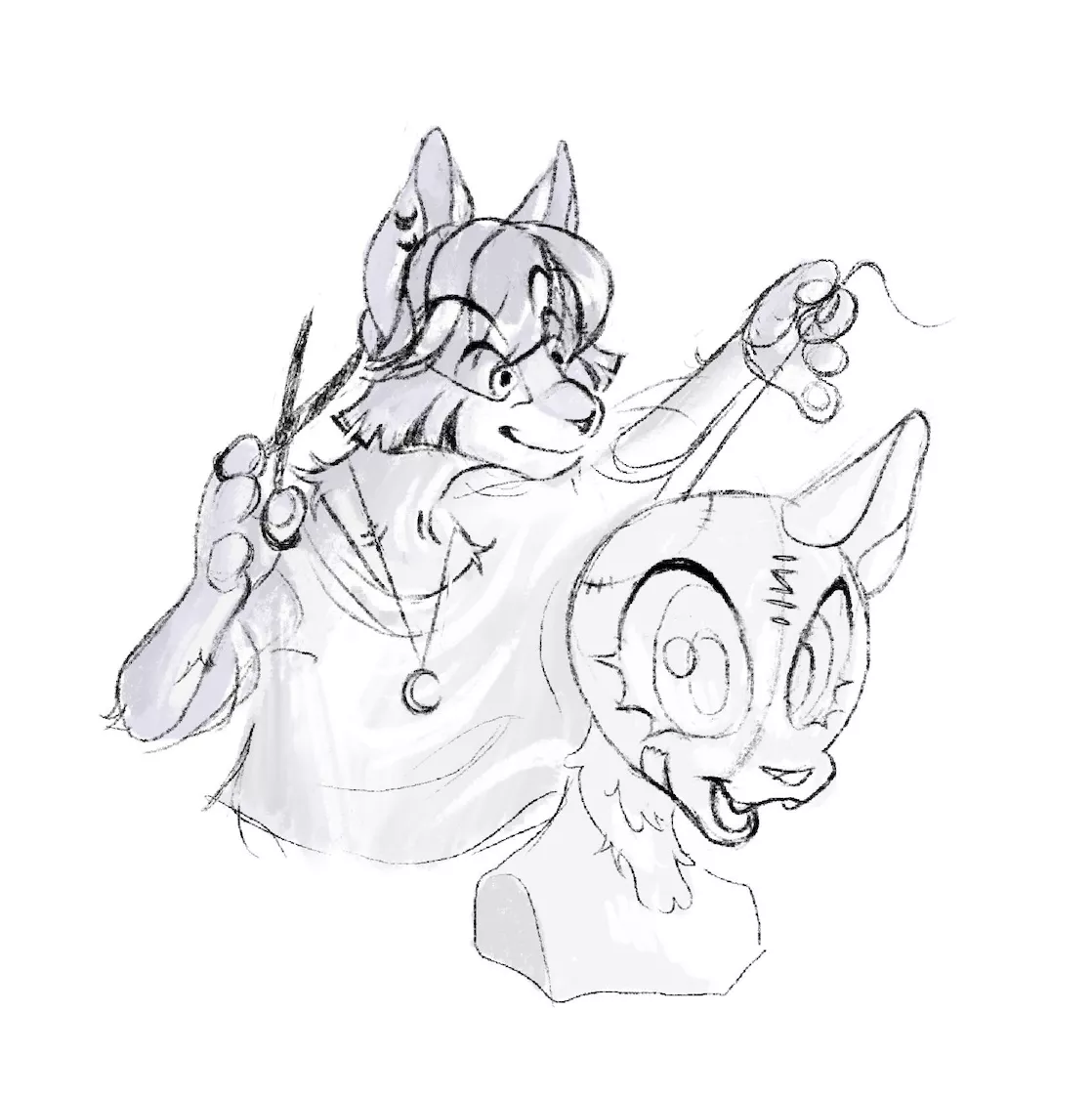 The Fursuiter (original art)