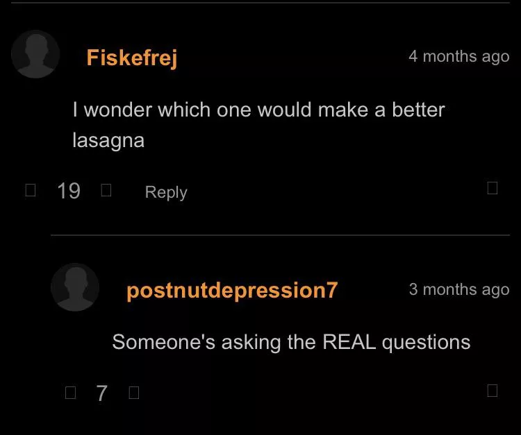 The important question