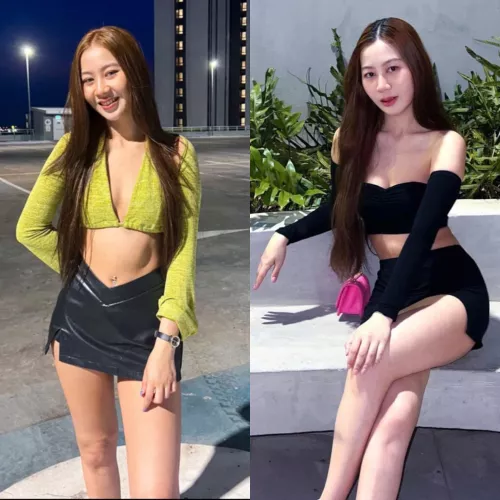 Which outfit looks better left or right?