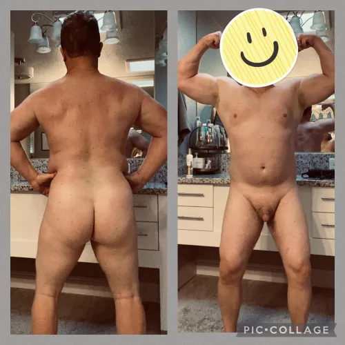 [44] Dad of 3 showing a front and back view before work. What do you think?