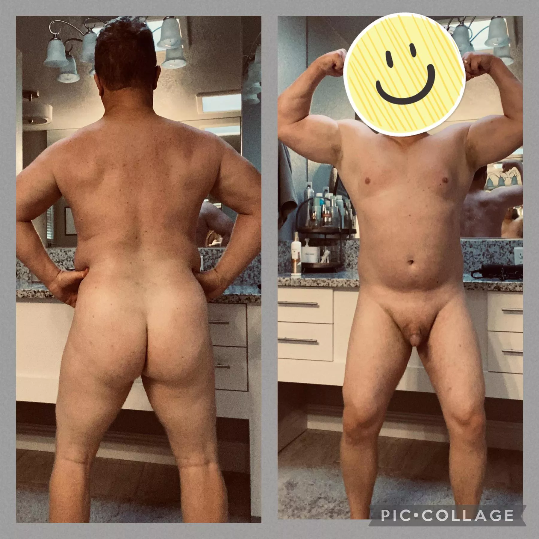 [44] Dad of 3 showing a front and back view before work. What do you think?