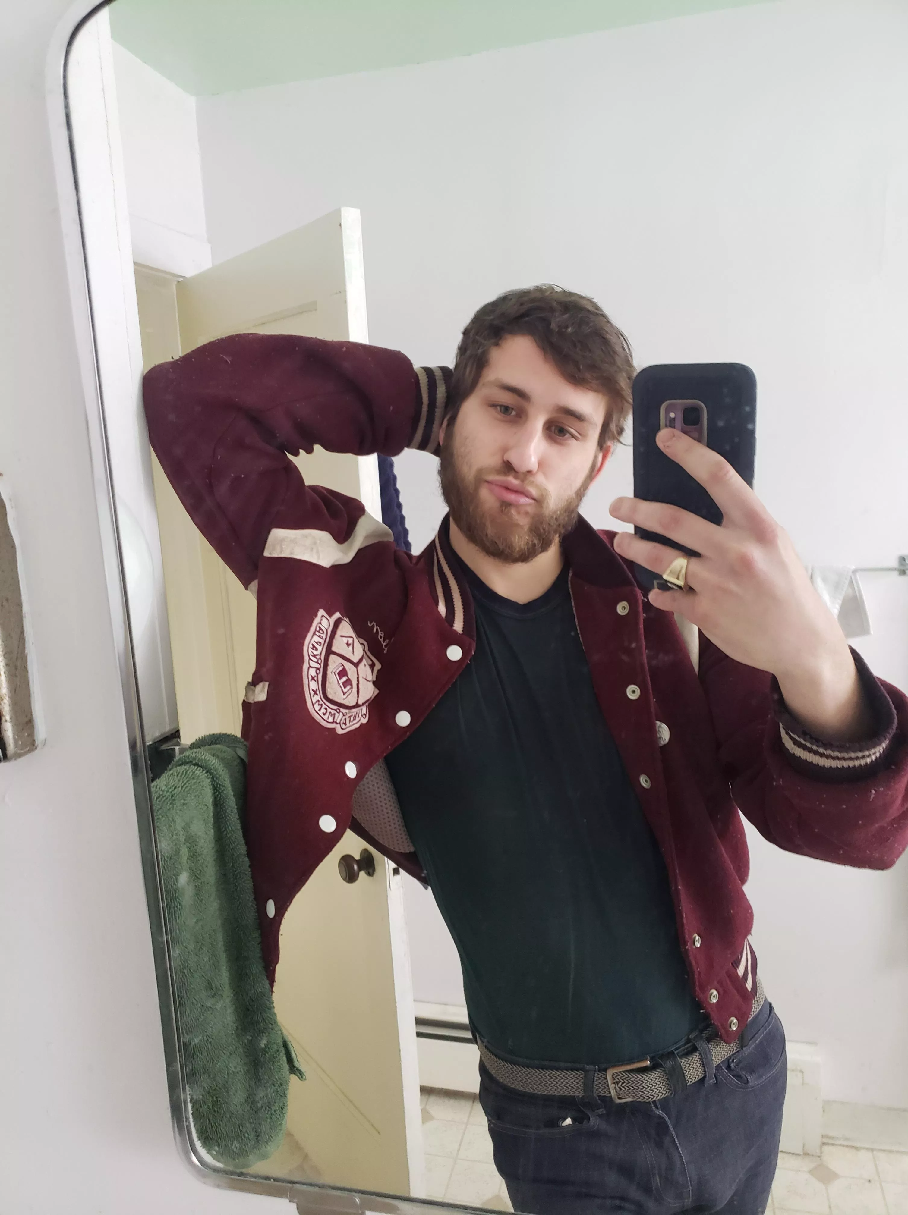 A may be a little overly tired 😅 but still felt a little cute.