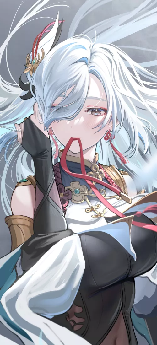 Blushing Shenhe [Genshin]