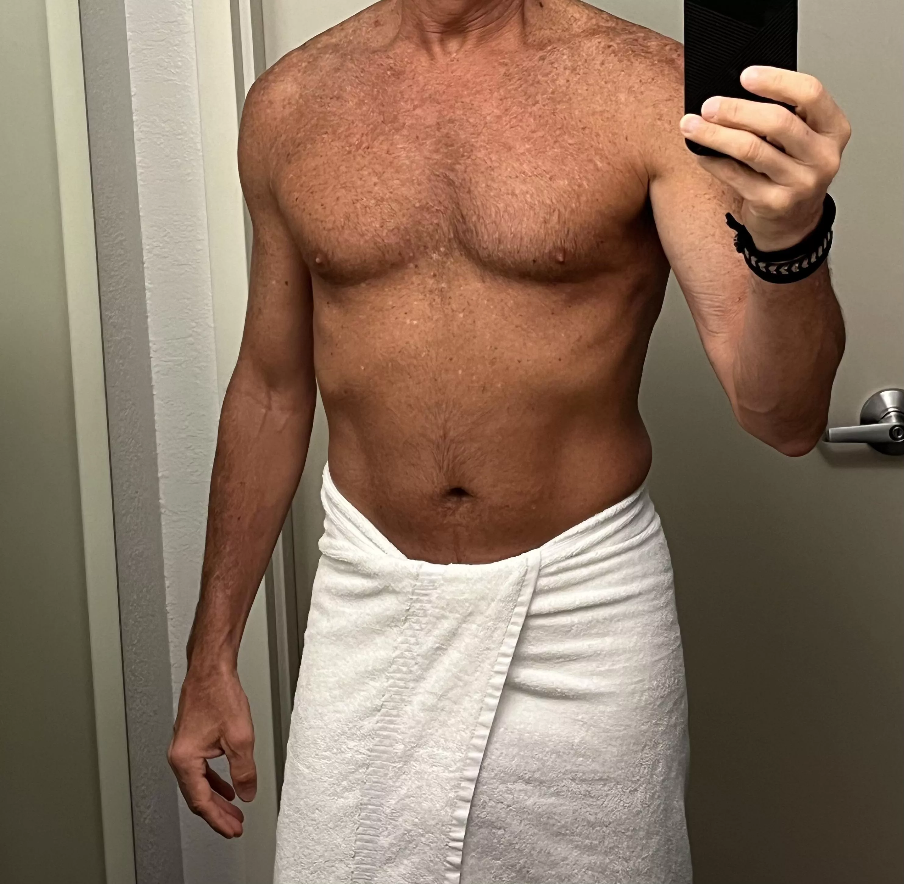 Drop the towel? (50s)