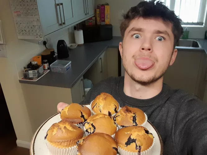 Everyone needs that friend who makes them muffins on their birthday!