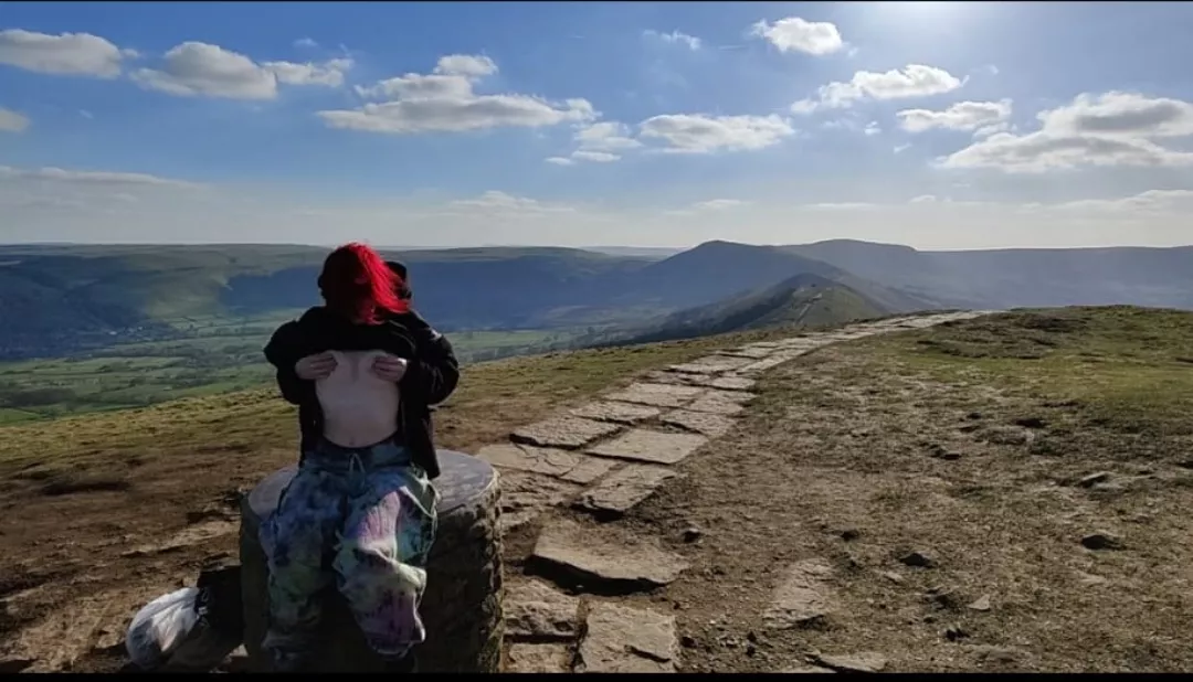 Half naked in the mountains 🏔️