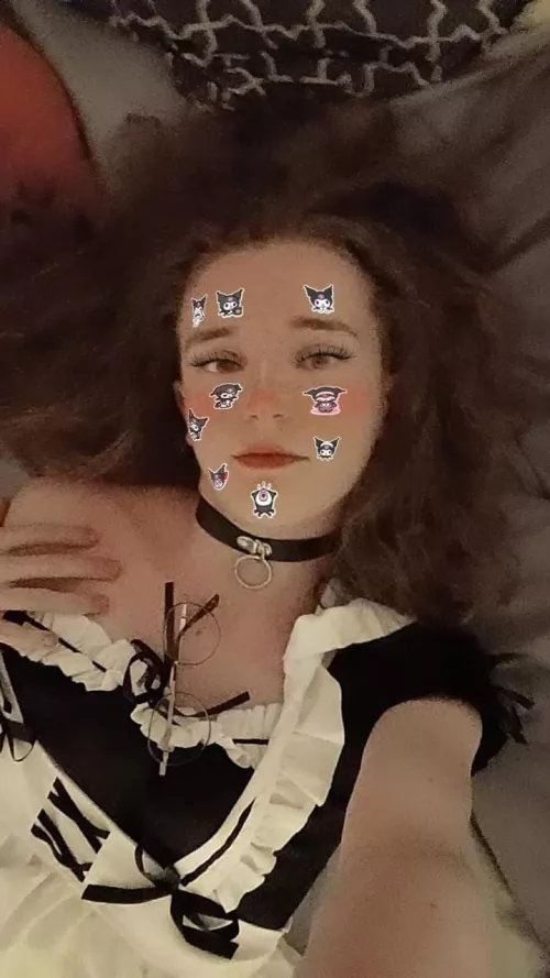 Heard it was mandatory to have a maid dress as femboy 🖤