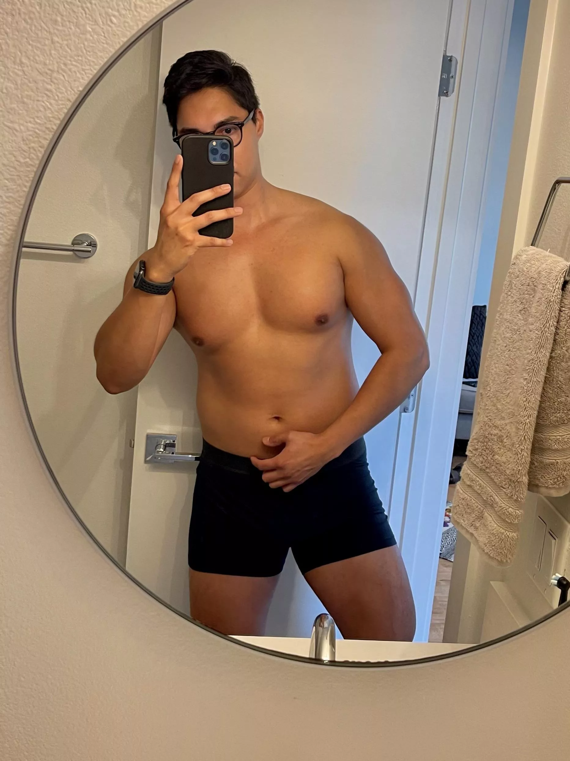 I like how boxer briefs show off my legs