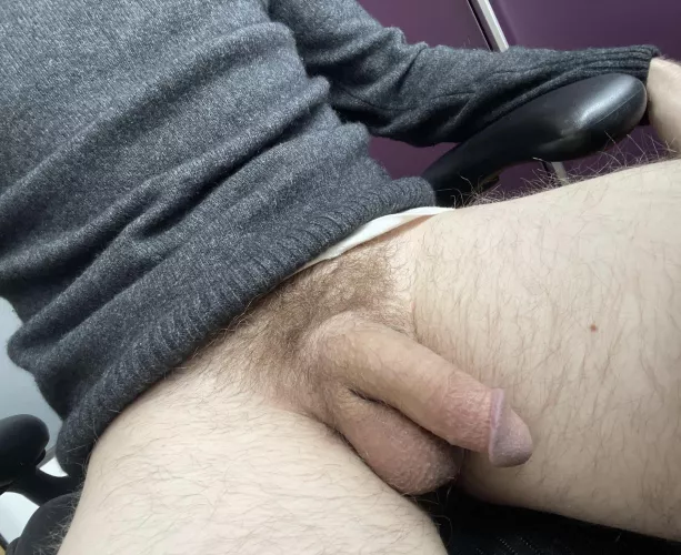 Just enjoying the sunshine while I relax at my desk - let me know what you’d do to get me more excited if you were here 😘