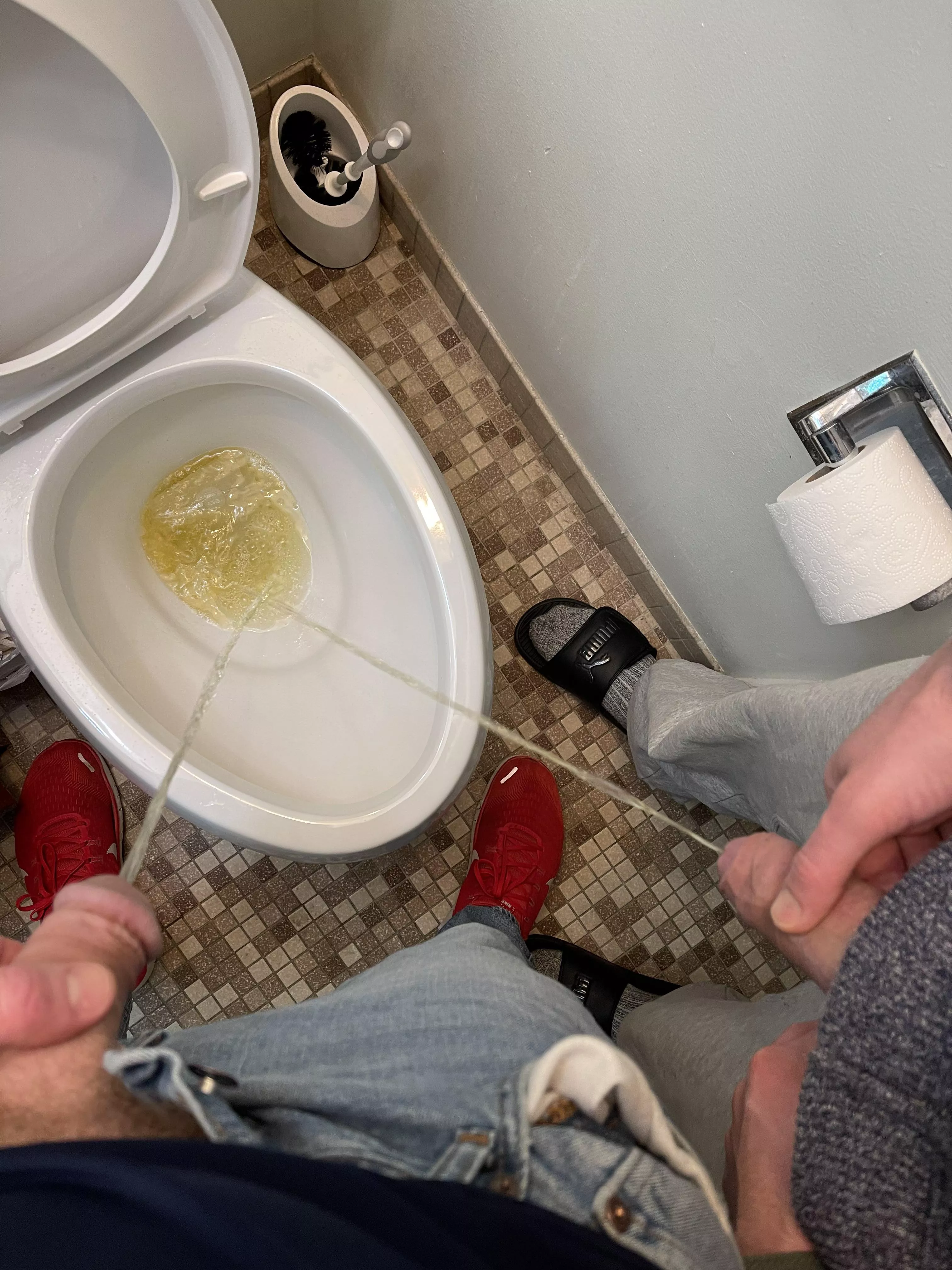 Love crossing streams like this 🍆🍆