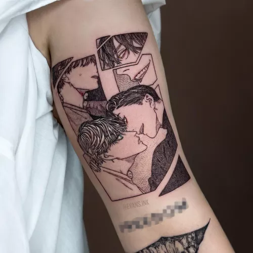 Mad dog tattoo made by me @evans.ink