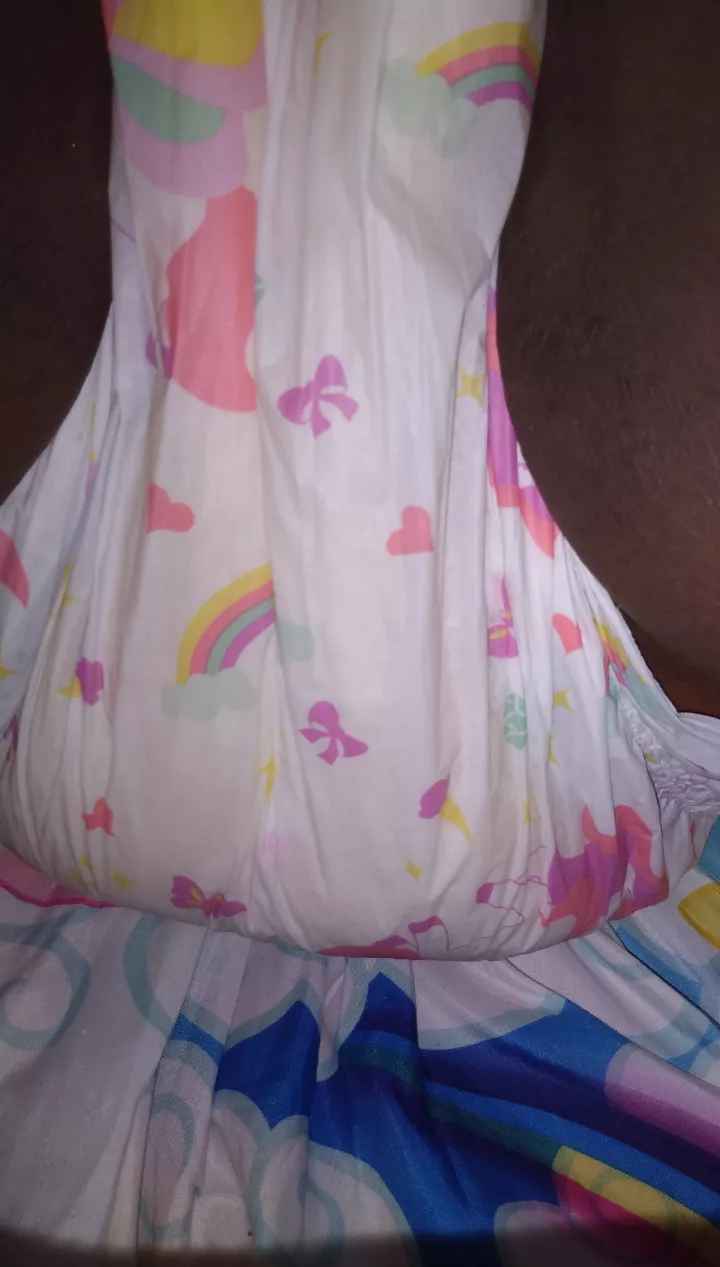 Morning time for a diapee change