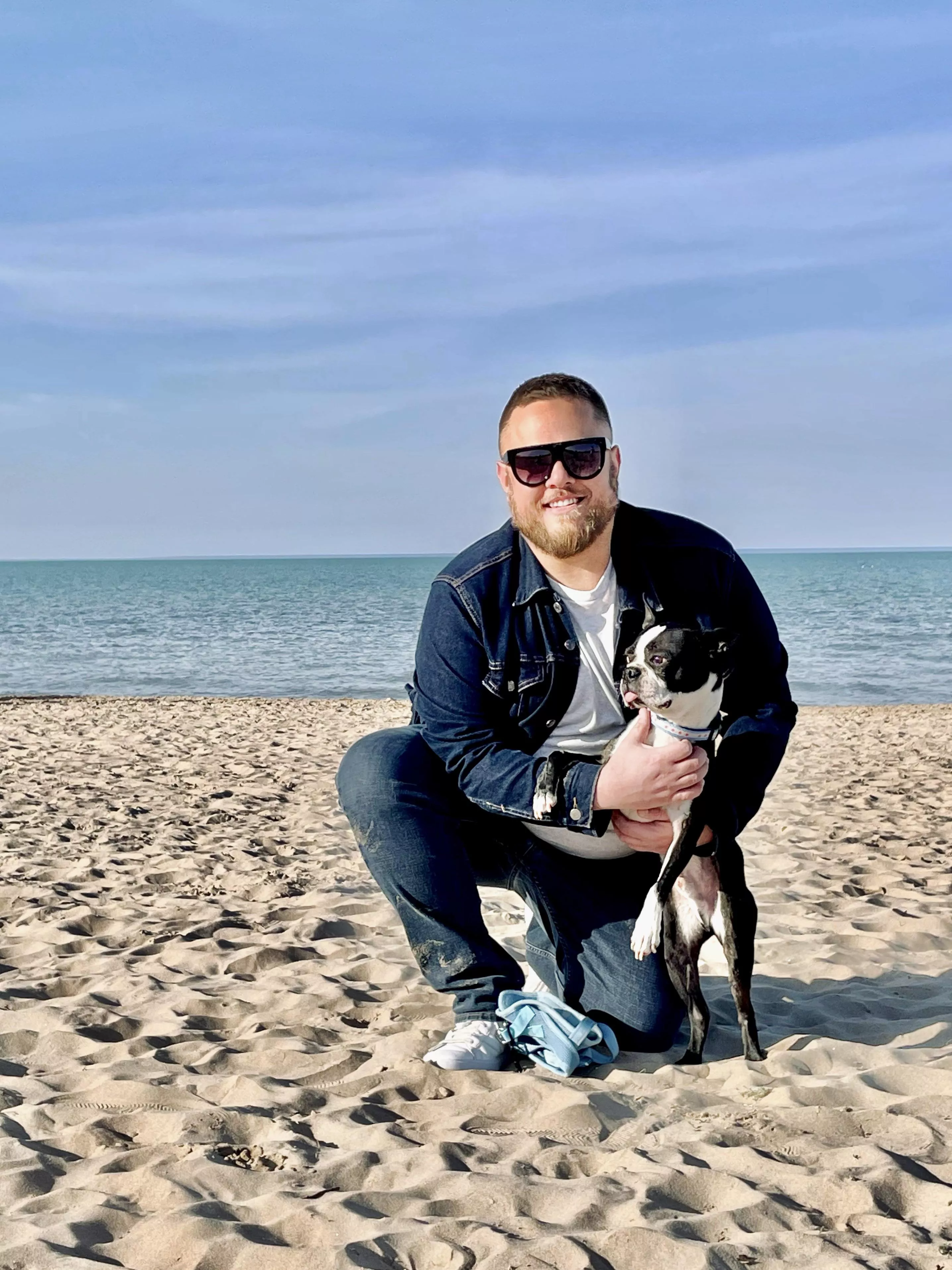 My boy loves the beach.