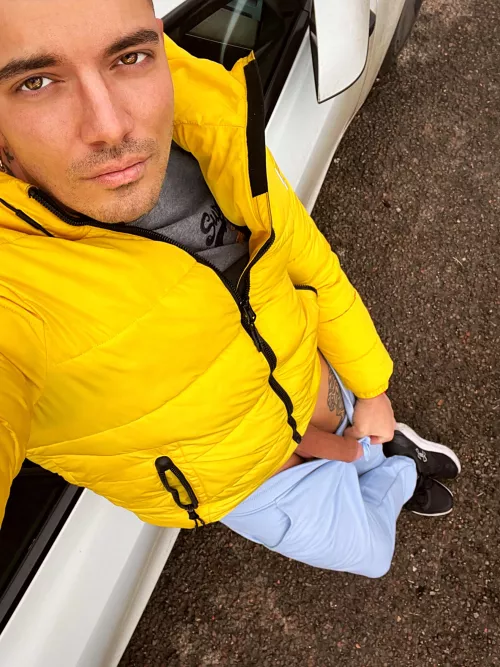 My car in a public parking 🅿️