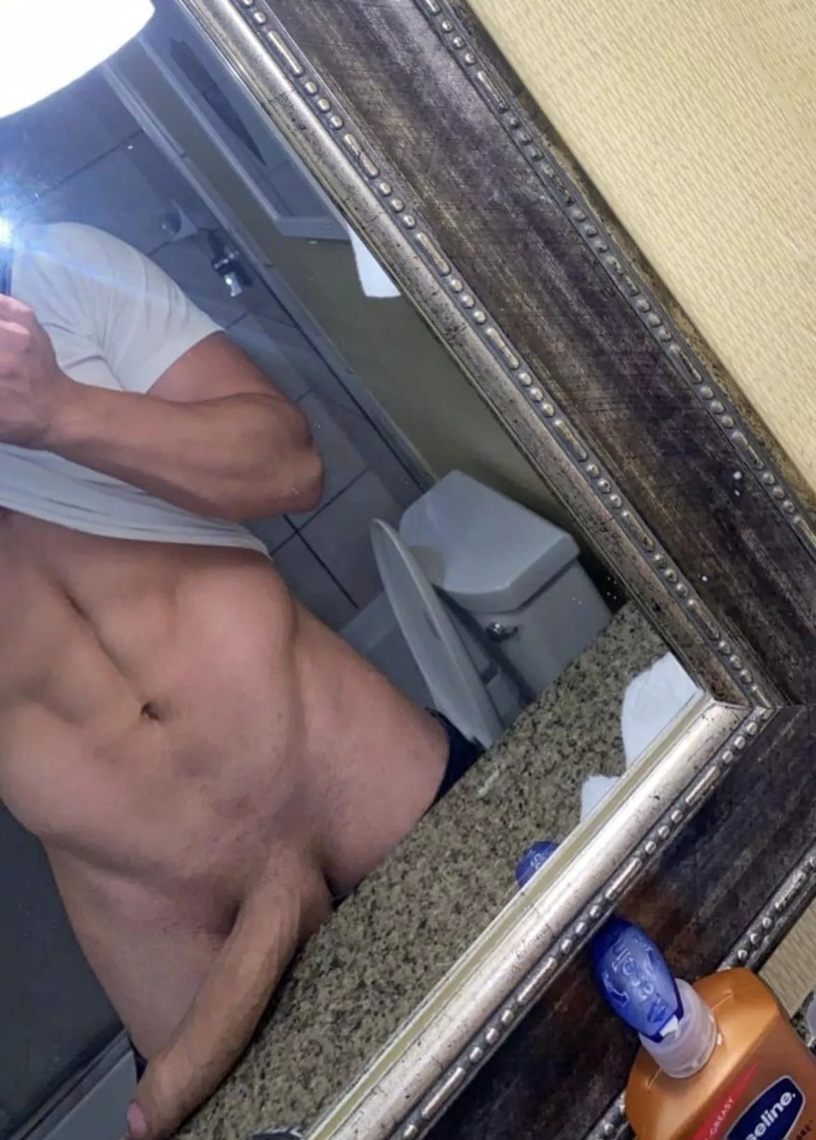 Not even half stiff and still bigger than you