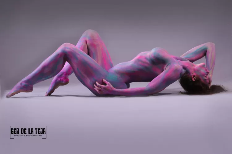 Pink Abstract no. 60 by Me