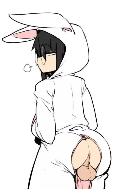 Put on the bunny outfit