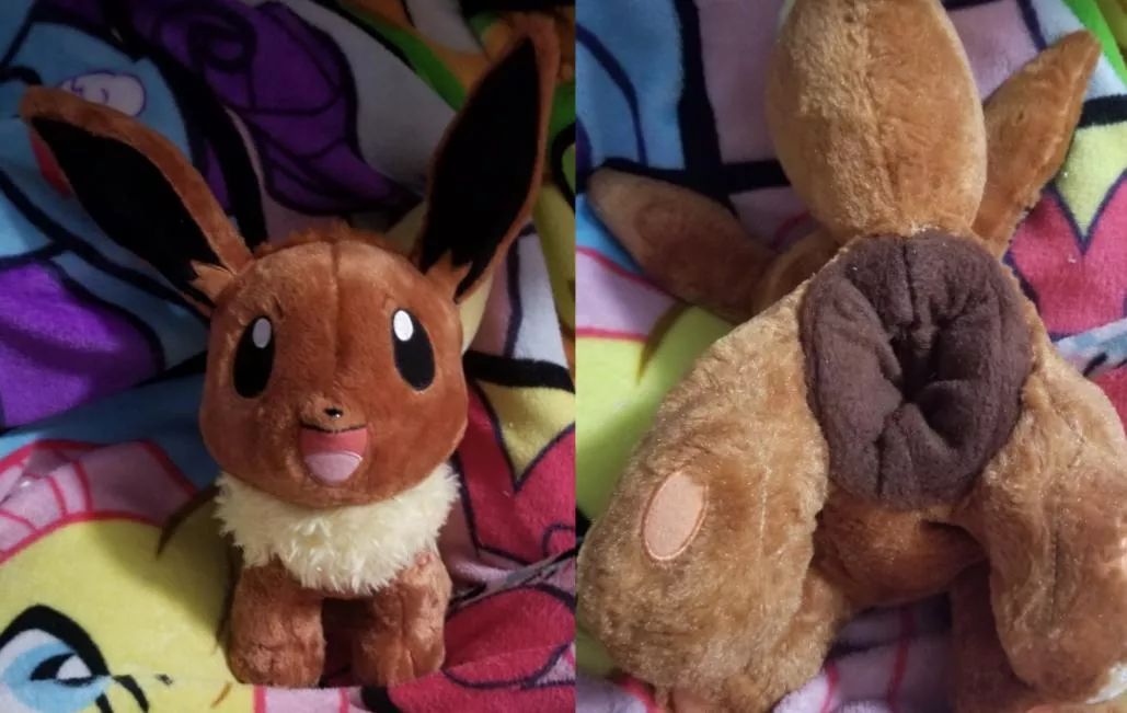 Recently commissioned NSFW fuckable feral female Pokemon eeveelution Eevee with one large useable hole for fleshlights [F] (Furrysale)