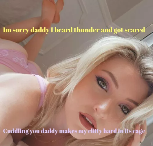 Sissy love cuddling daddy