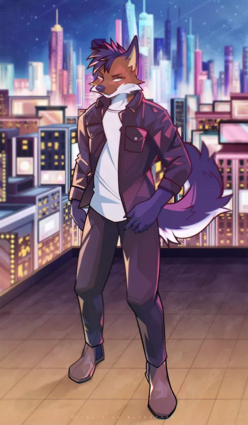 Suit up (c) - Art by me @masterblader191 (Twitter)