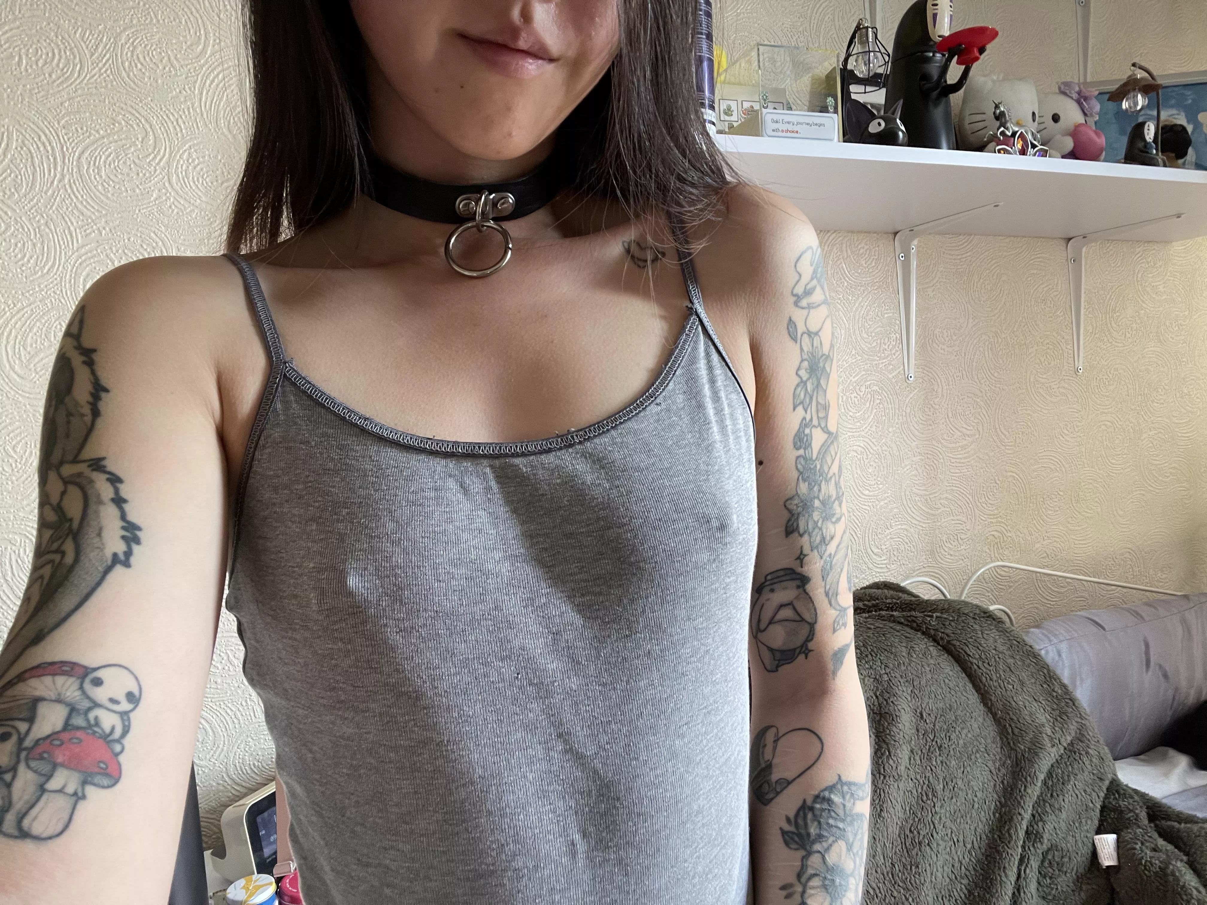 When they’re this small there no point wearing bras