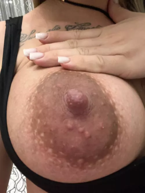 Wife's big tits in the morning!