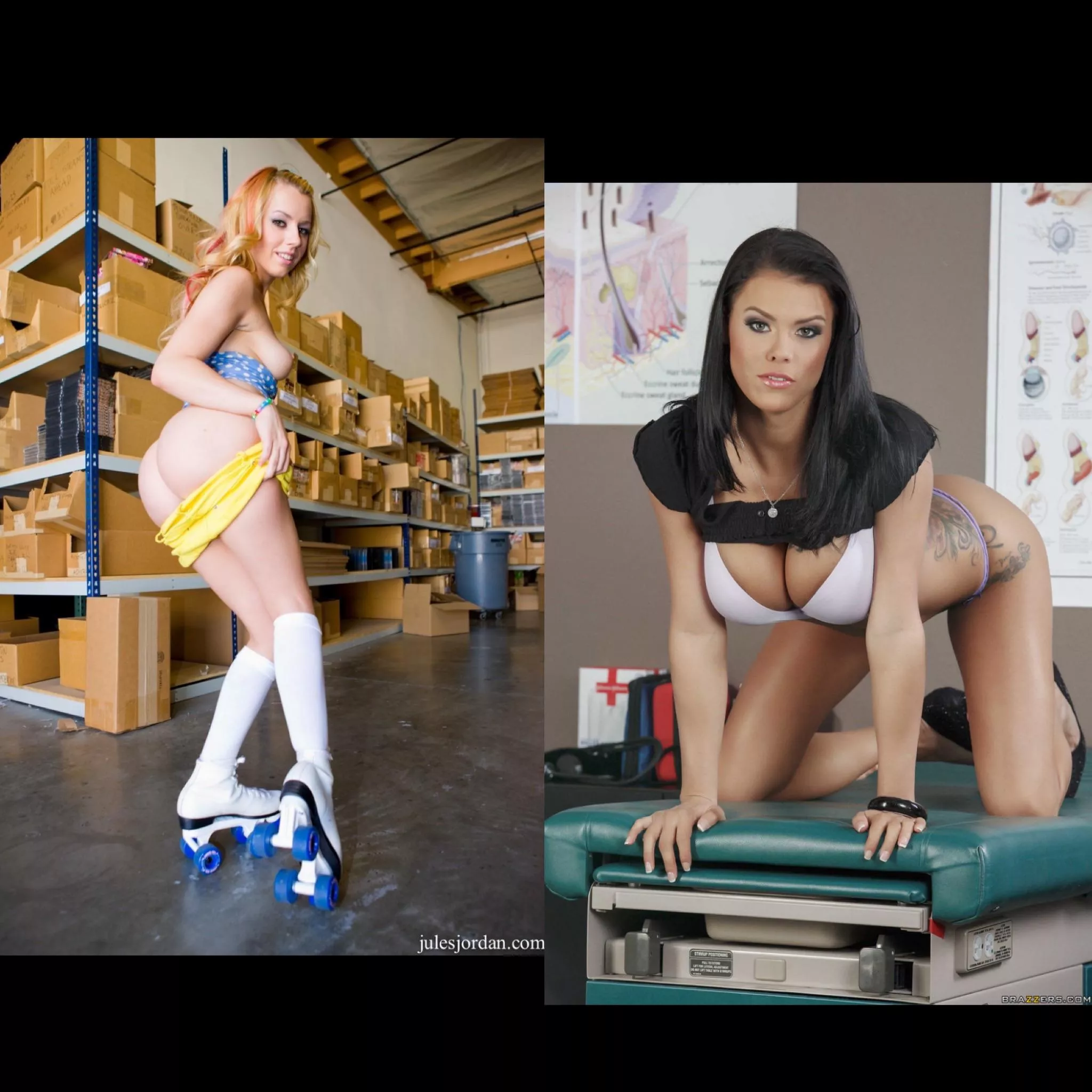 Work in a warehouse with Lexi or the Doctors Office with Peta? [Lexi Belle] [Peta Jensen]