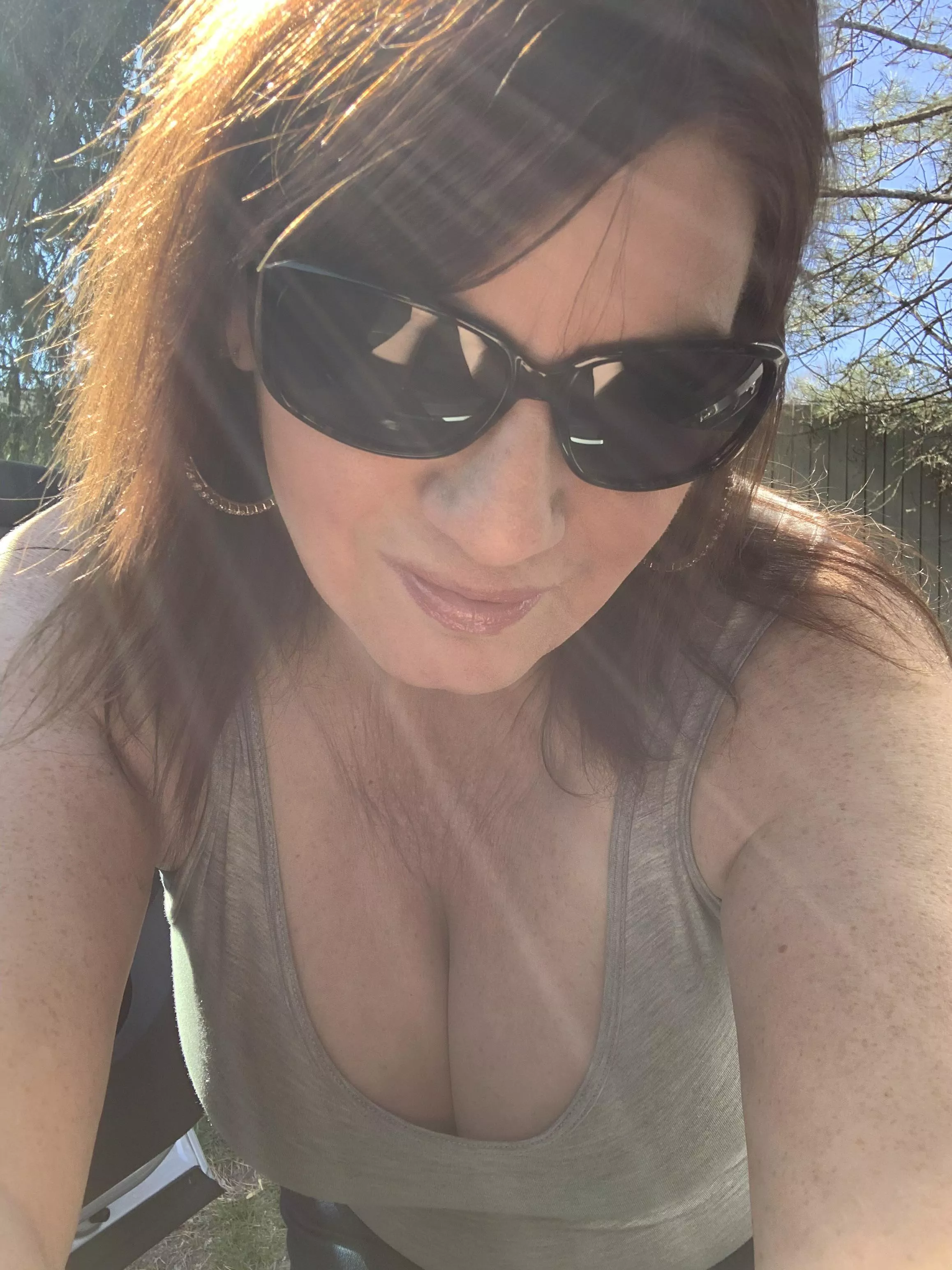 1st outside selfie this year