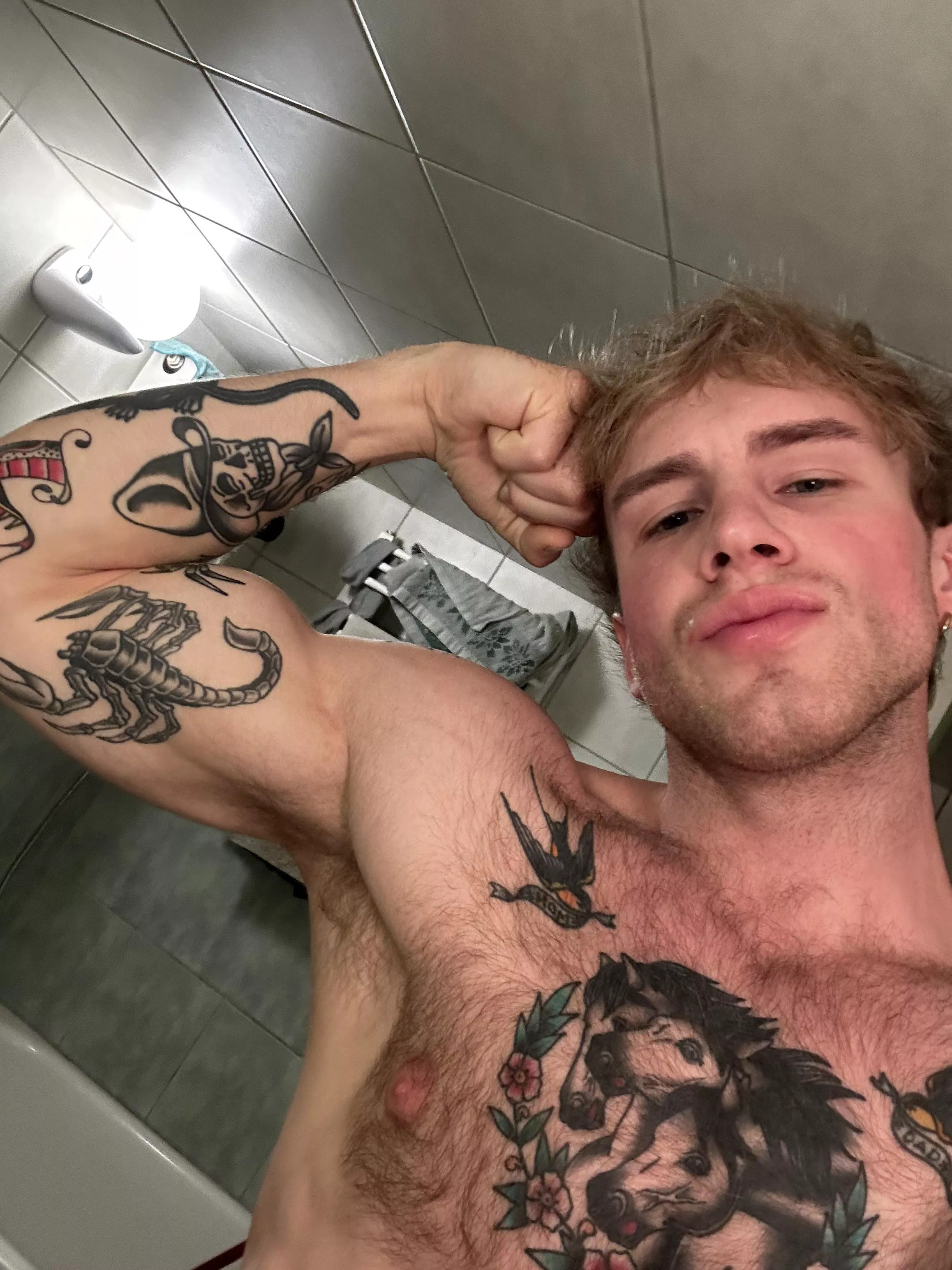 (22) wanna be my wrestle buddy?