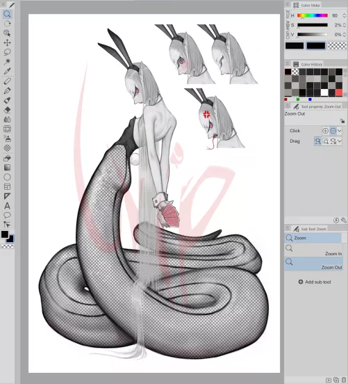 Albino Boa Bunny-Lami wip