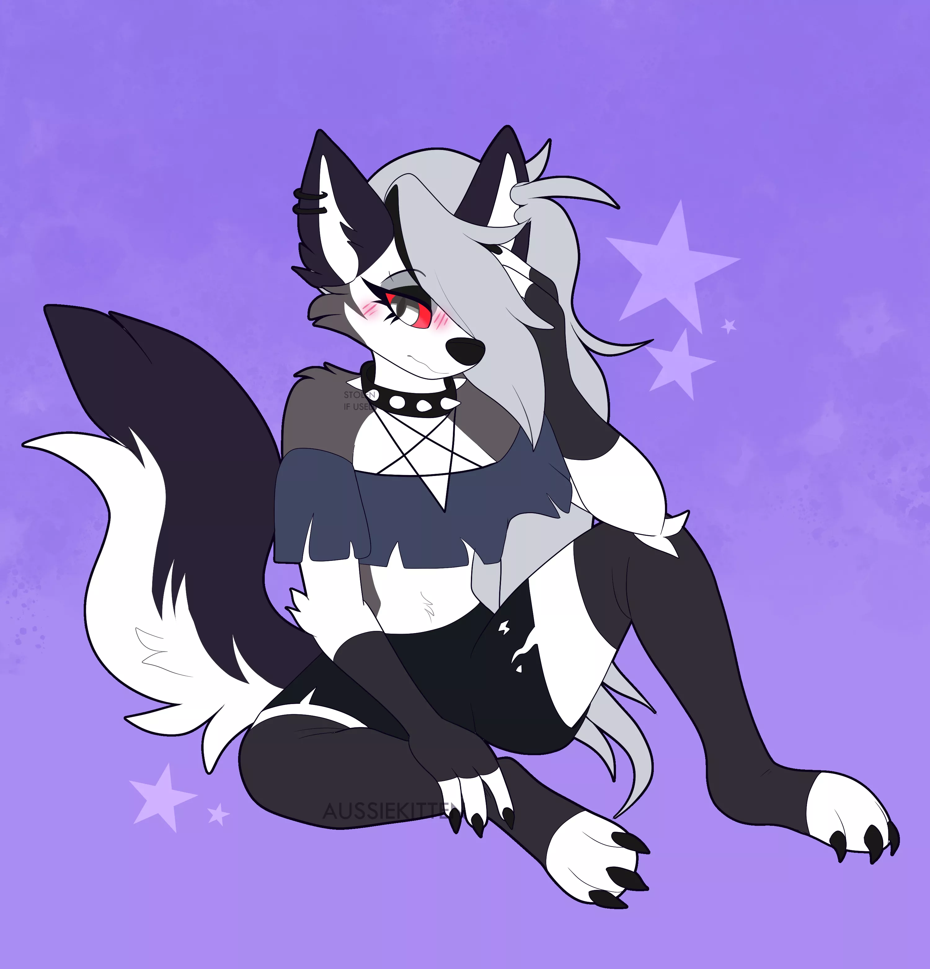 Bashful Loona ⭐️| [Art by me @aussie_kitten | Kofi art for KDNSFX]