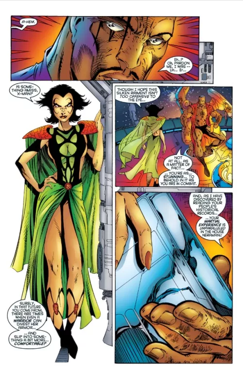 Bishop and Deathbird [Uncanny X-Men (1963) #345]