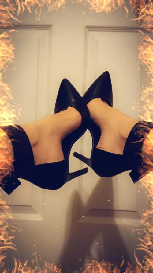 Black stiletto’s