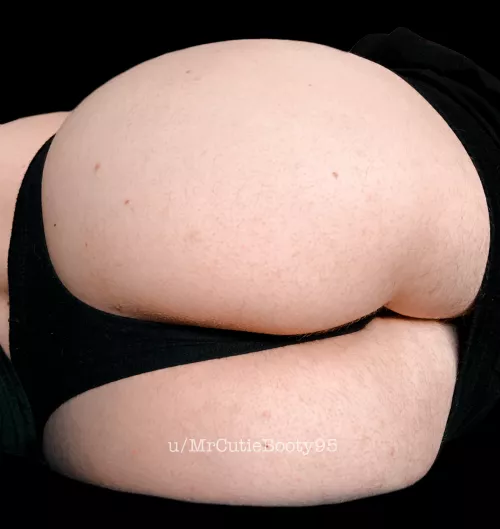 Black thong + bum is a match made in heaven