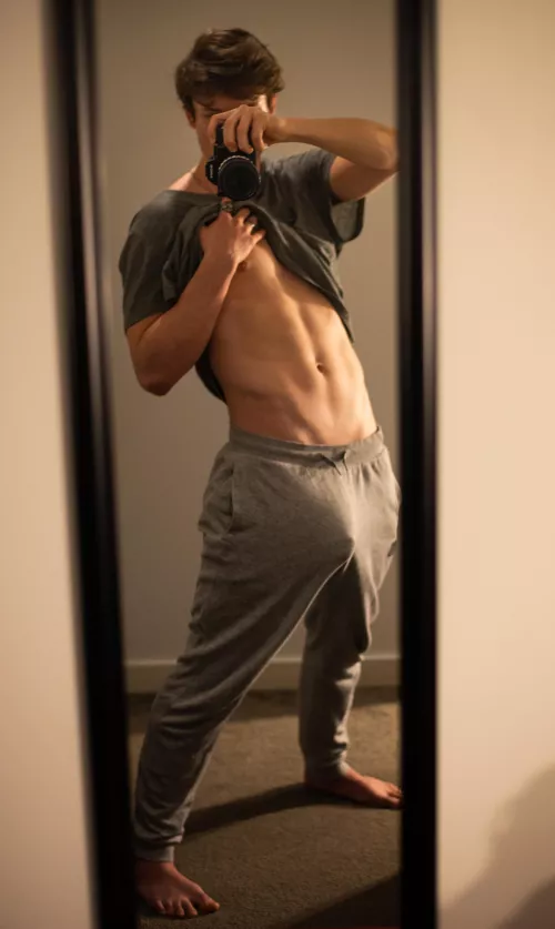 Bring your face right up against it