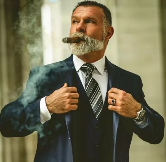 cigar dad (x-post r/SuitedMen)