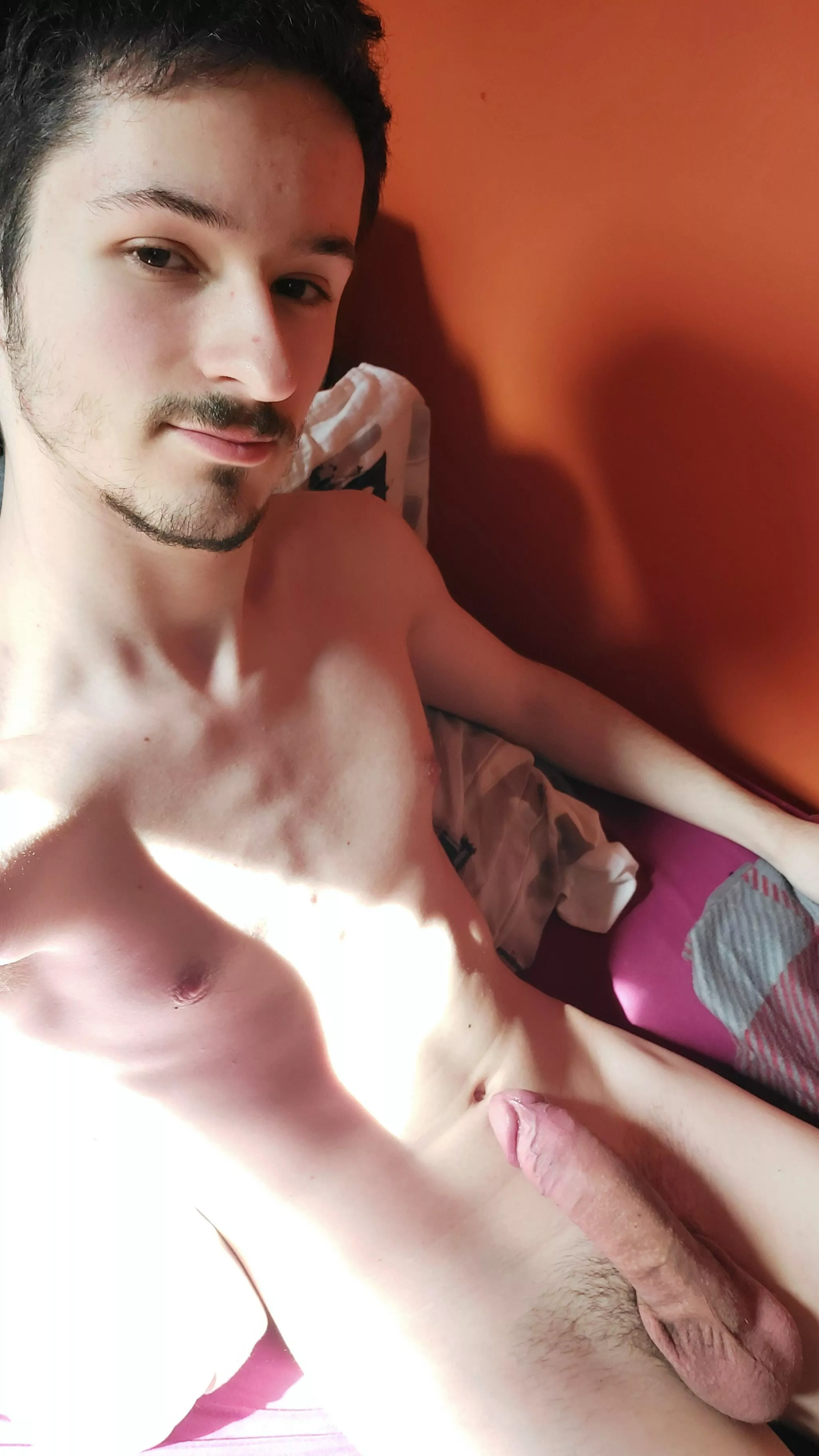 come have a seat on it while we kiss mommy