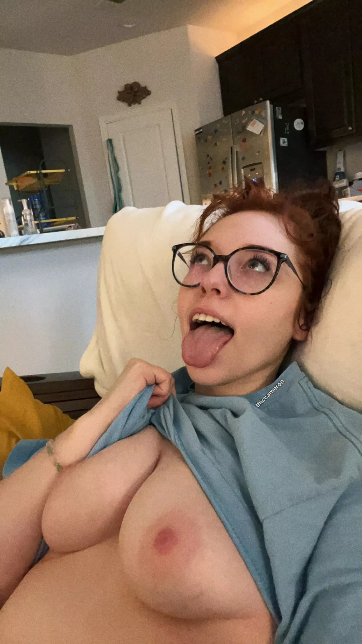 cum on my face and tits