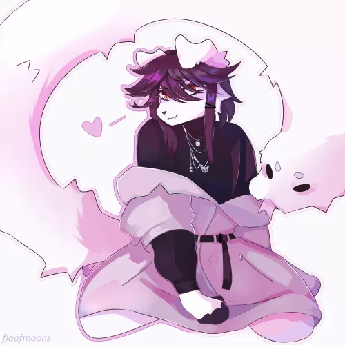 does floof look cute in this big coat? [OC]