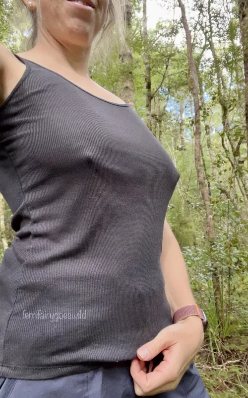 Excited to be in the woods again