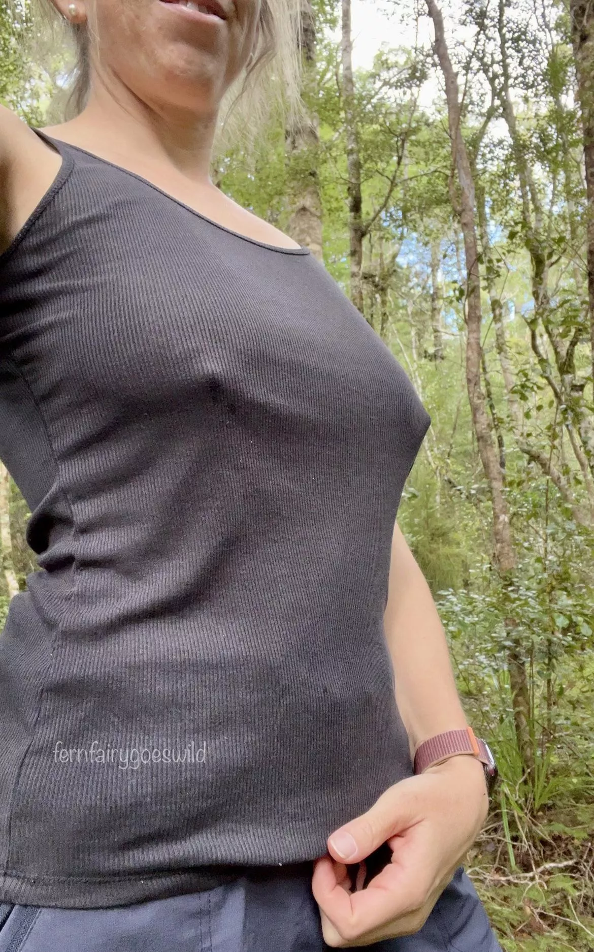 Excited to be in the woods again