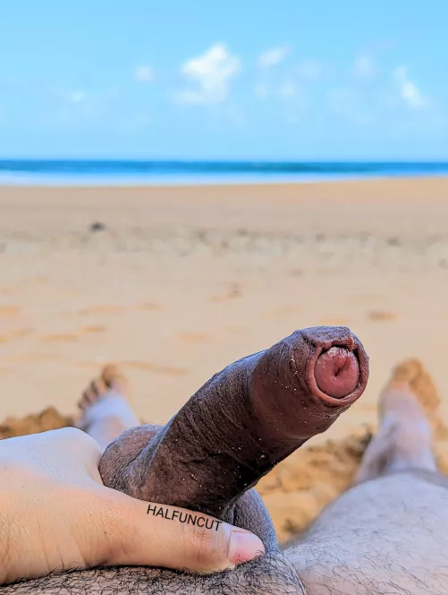 Got a bit carried away at the beach 🏖️🍆