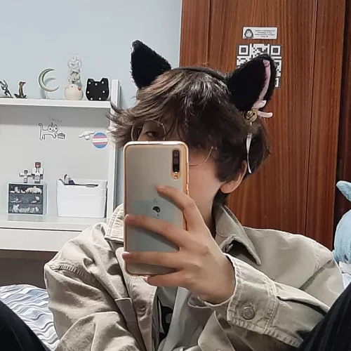 got a new jacket and felt cute^^