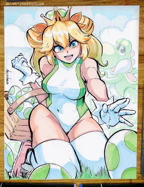 Here’s my drawing of Yoshette!