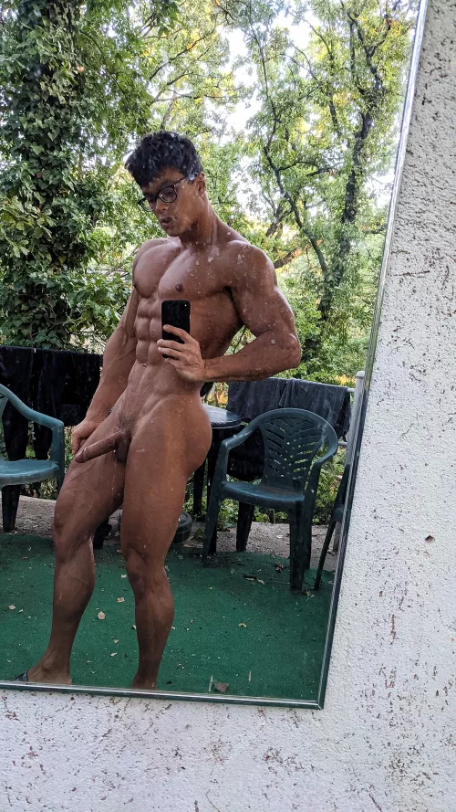 Horny in the garden! ;)