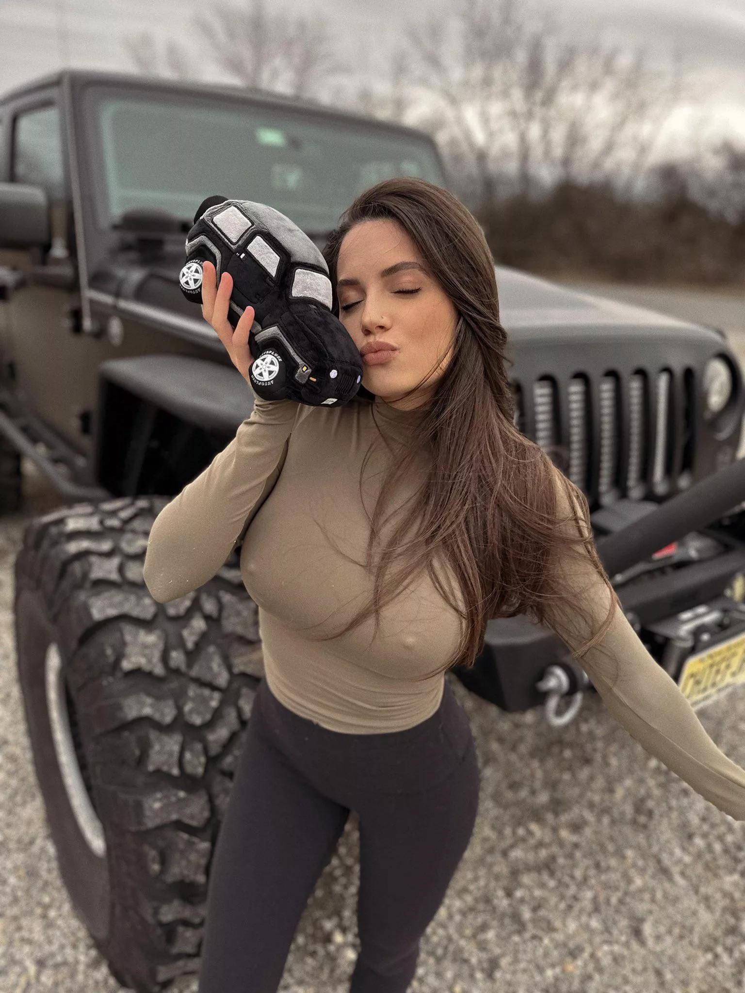 I now have a plushie of my jeep I’m so happy :)