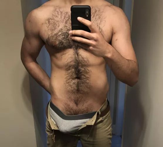 It was tough hiding this all day