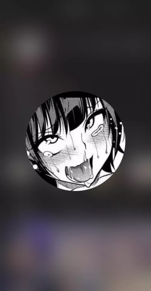 LF Color Source: 1girl, ahegao ,face, head out of frame, uncensored, short hair, white background