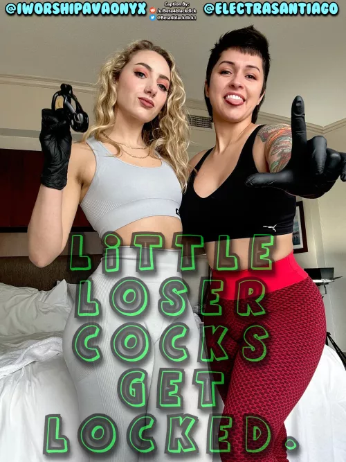 Lock up LOSER cocks!