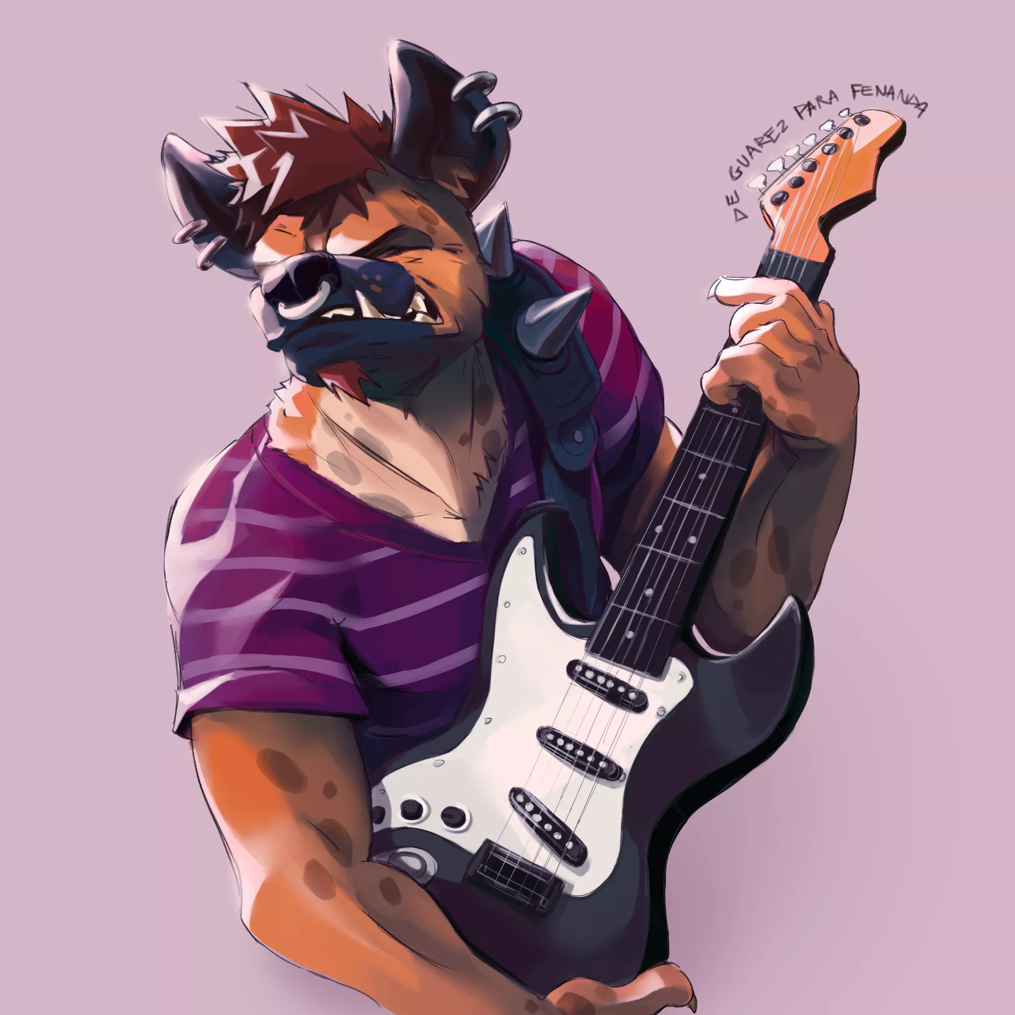 Matt the Hyena! 🇧🇷 Redesigning in my style. OC by 